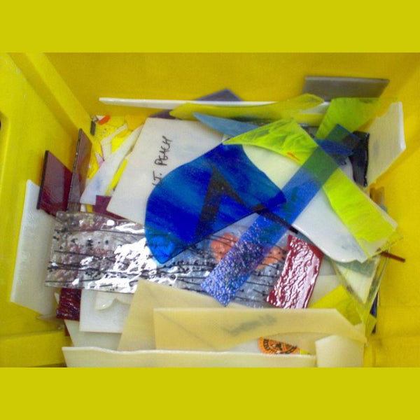 Scrap Glass, Fusible and Non-fusible for the Glass Artist