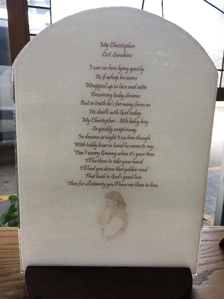 Sepia Toned Photos in Glass