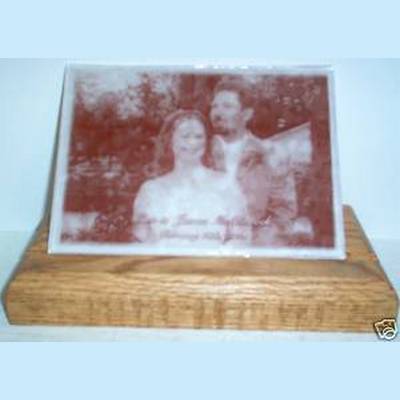 Sepia Toned Photos in Glass