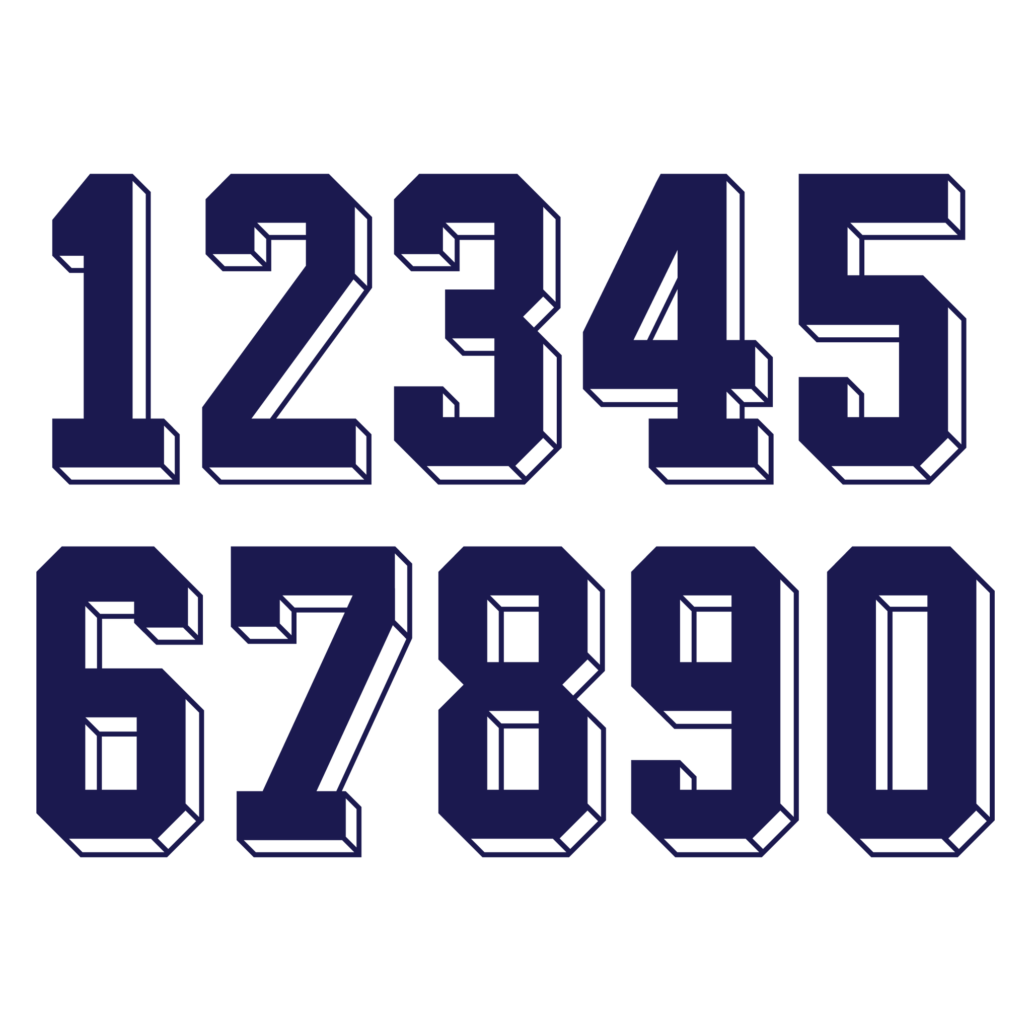 Copy of Hand Cut Fusible Glass Numbers and Letters