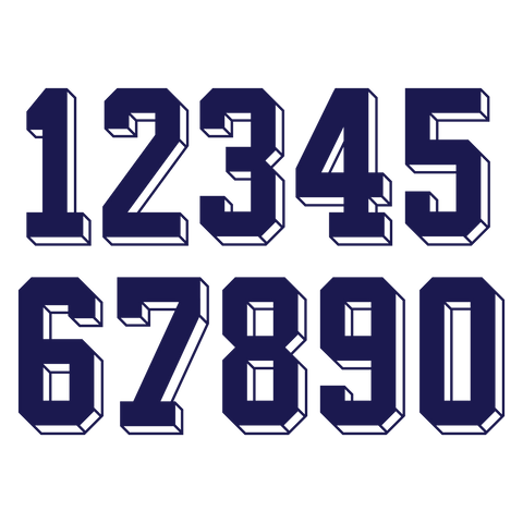 Copy of Hand Cut Fusible Glass Numbers and Letters