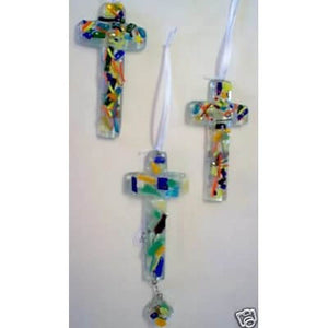 Hot Mosaic Crosses, Set of 3